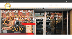 Desktop Screenshot of clockerscafe.com